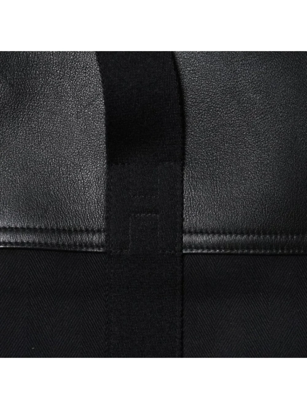 Hermes Handbag Valparaiso MM Tote Black Silver